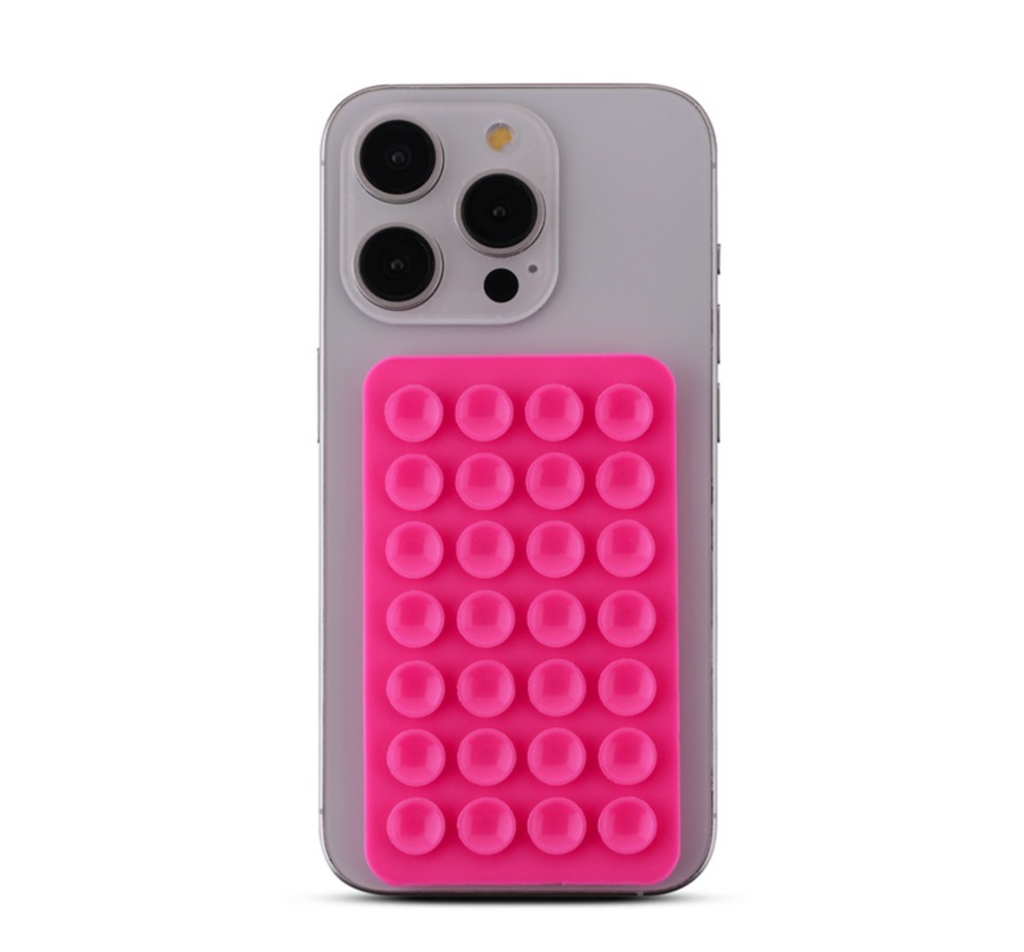 MyBat Clingy Suction Phone Mount - Hot Pink