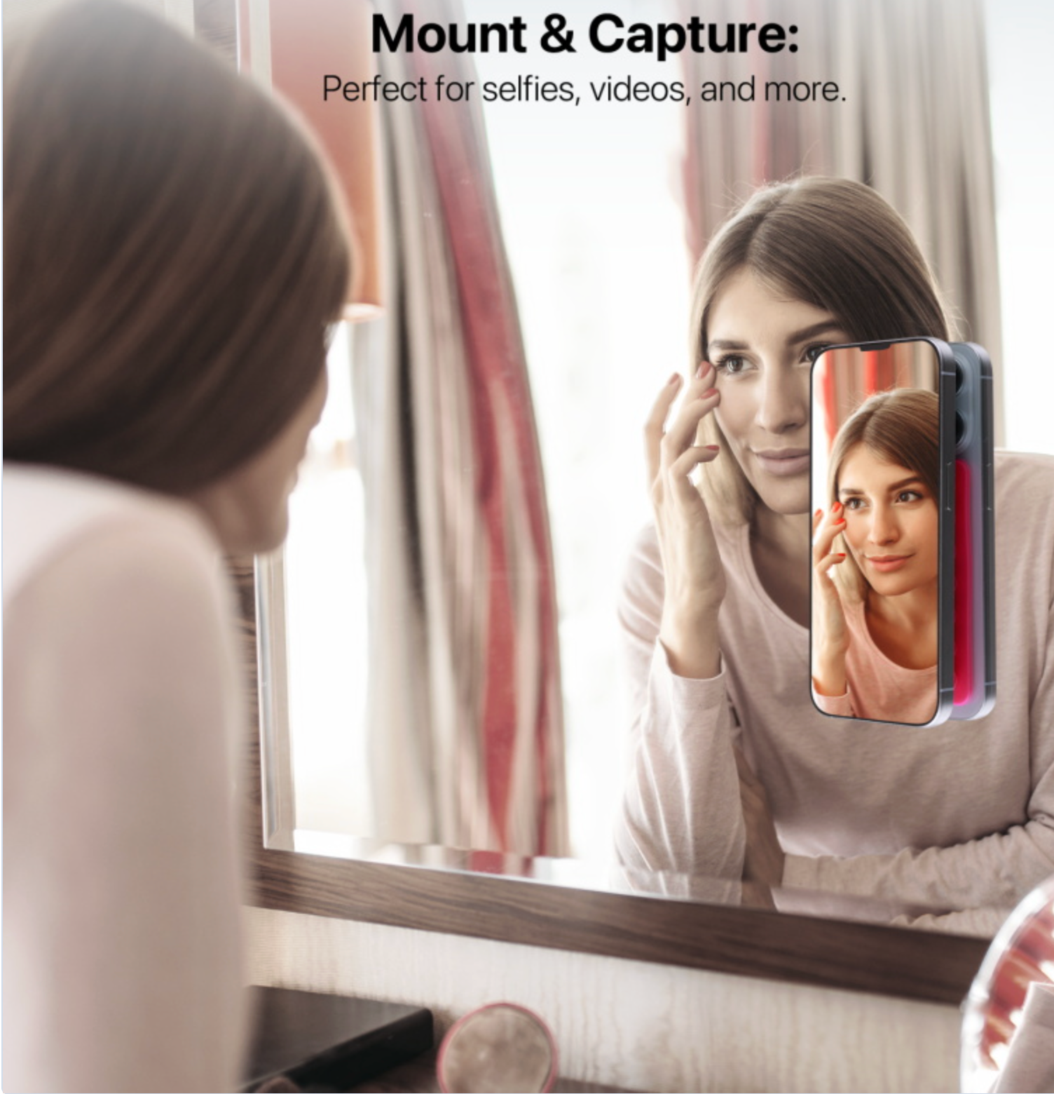 MyBat Clingy Suction Phone Mount - Hot Pink