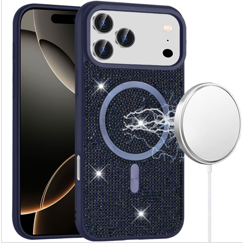 Diamond Magnetic Circle with CD Pattern Hybrid - Blue