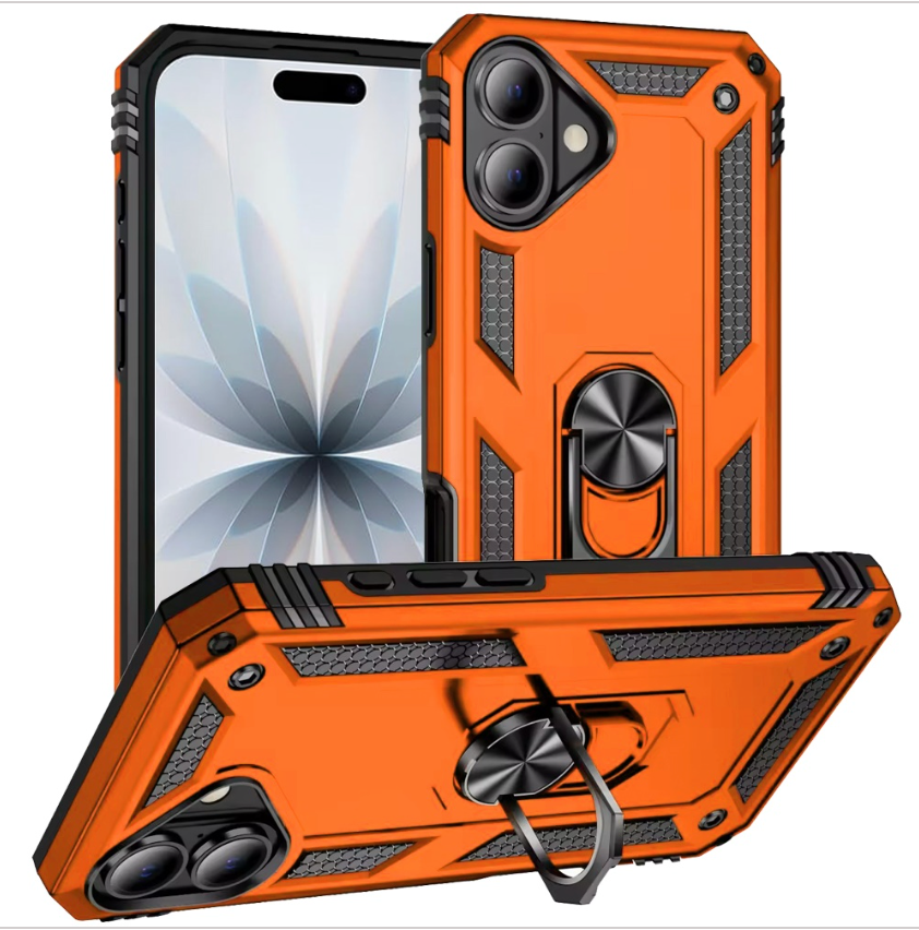 Ring Magnetic Kickstand Hybrid Case Cover - Cosmic Orange