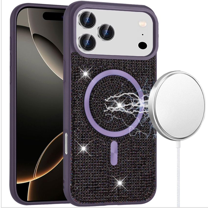 Diamond Magnetic Circle with CD Pattern Hybrid - Purple