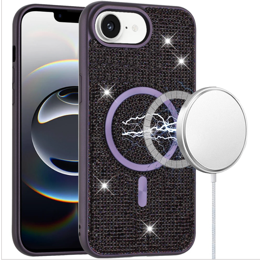 Diamond Magnetic Circle with CD Pattern Hybrid - Purple