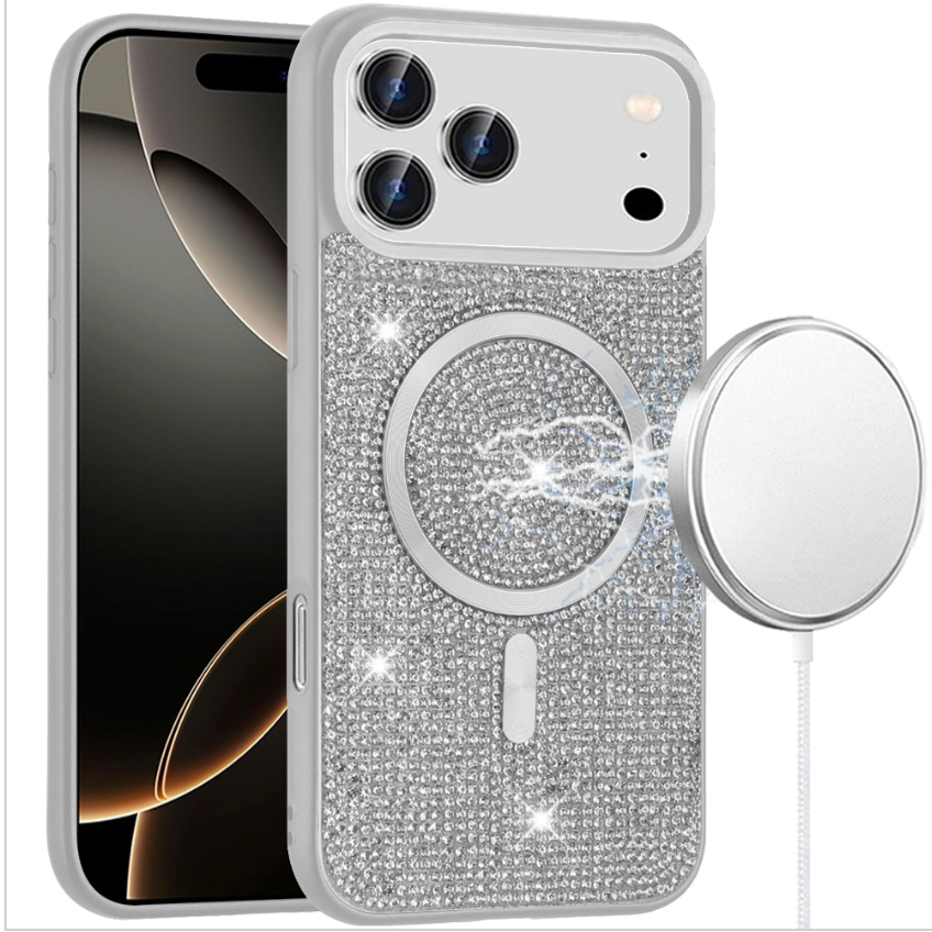 Diamond Magnetic Circle with CD Pattern Hybrid - White